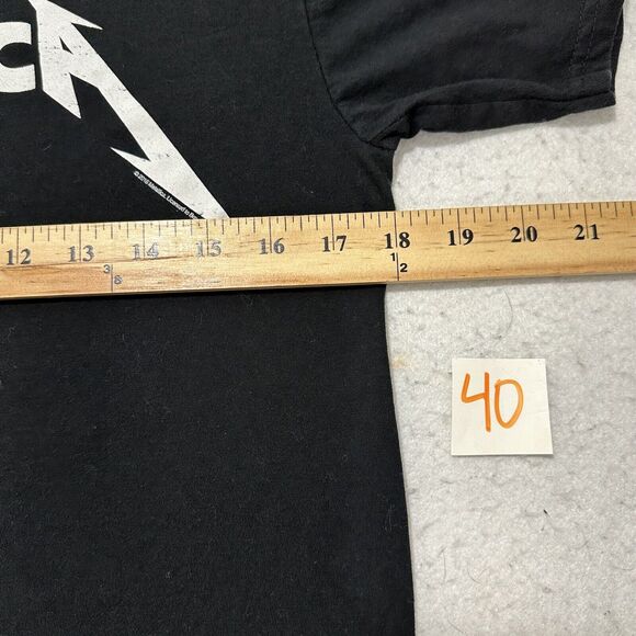 Bravado Metallica Men's Small Black Short Sleeve Crewneck Graphic T Shirt Band - Picture 7 of 11